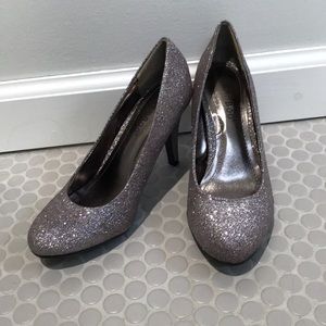 Bamboo Metallic Glitter Heels